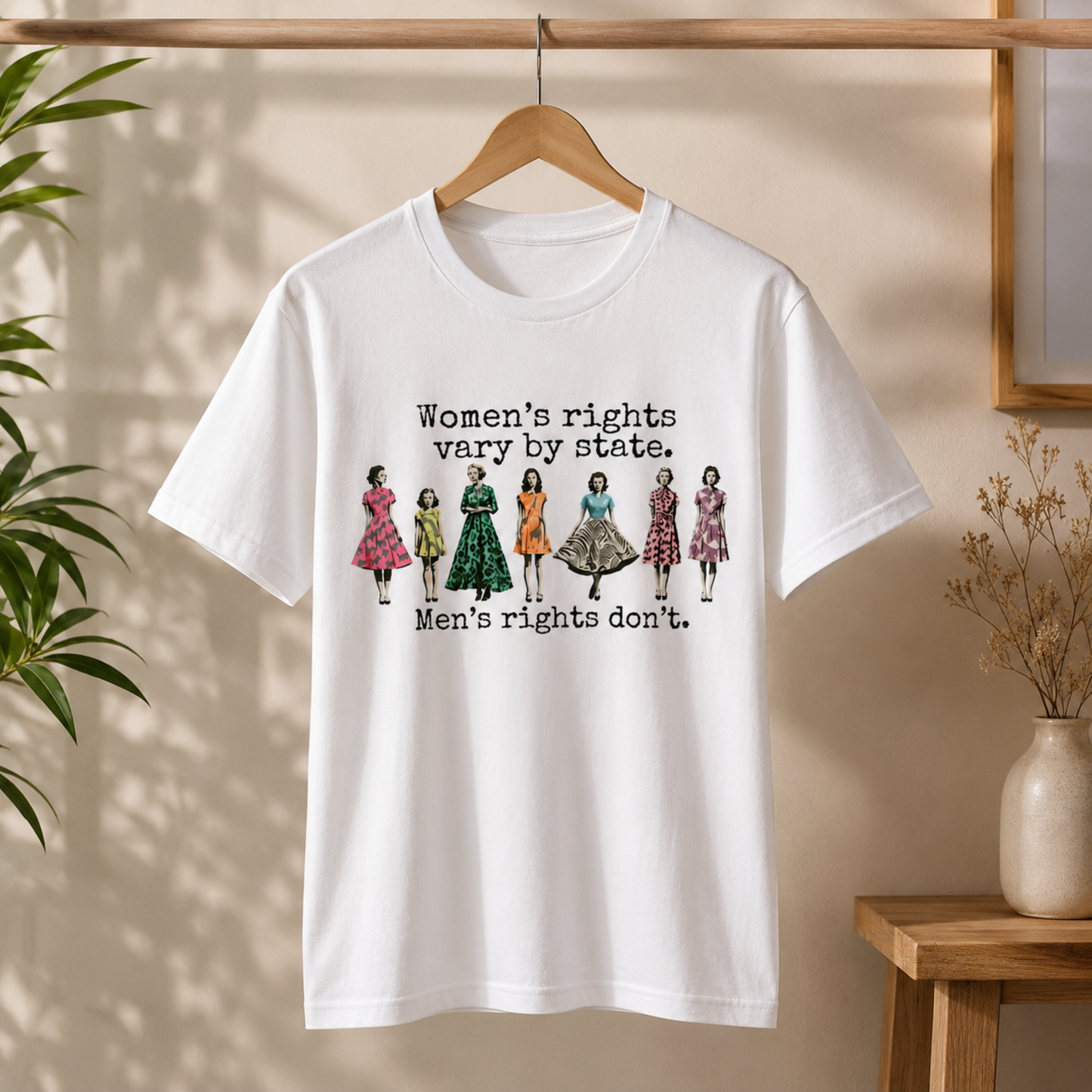 Women’s Rights T-Shirt – Rights Should Not Vary by State Graphic Tee