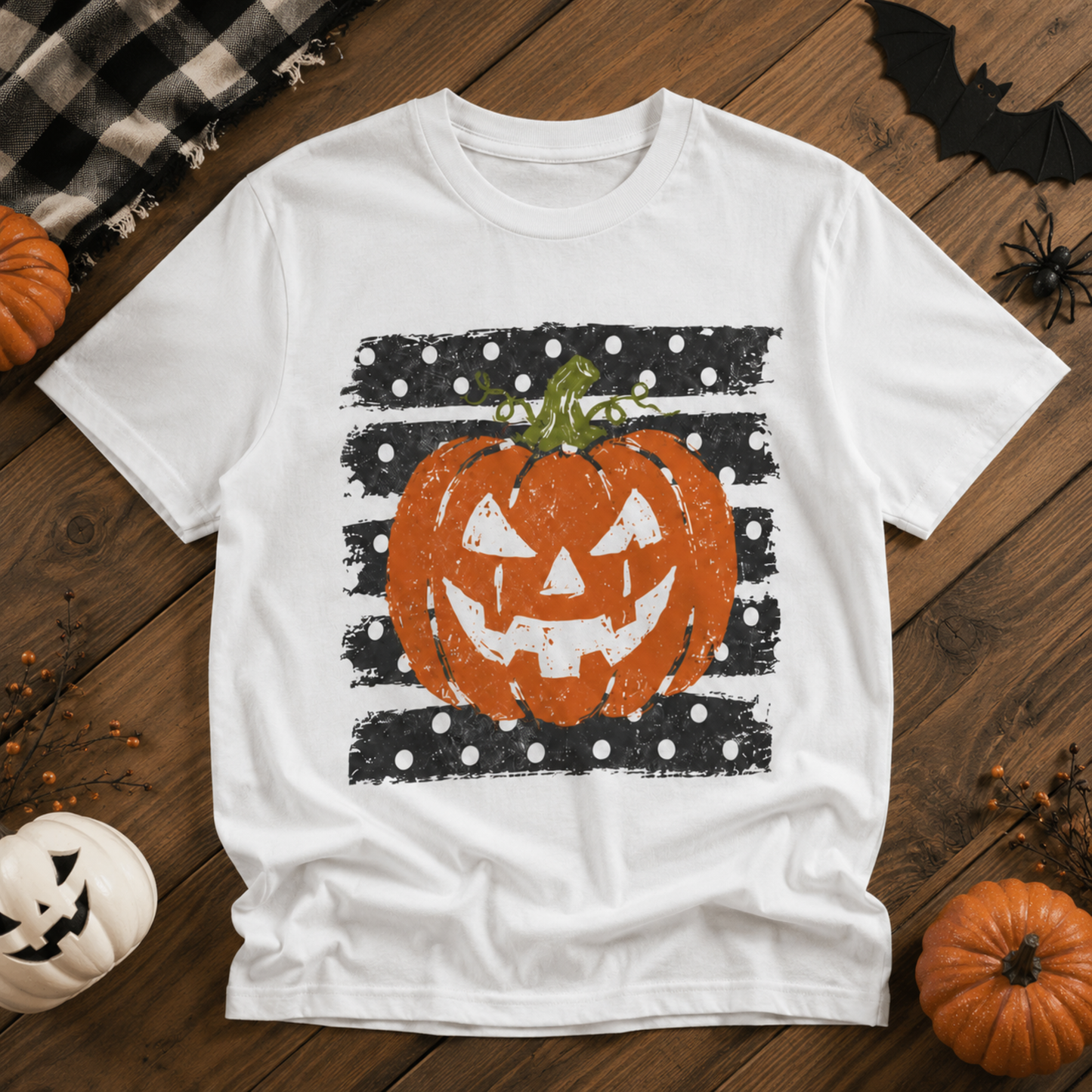 Vintage Jack O’ Lantern T-Shirt – Distressed Halloween Pumpkin Graphic Tee