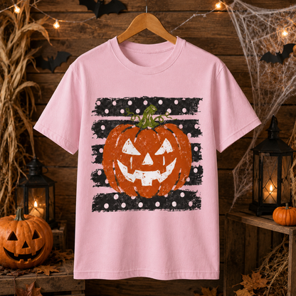 Vintage Jack O’ Lantern T-Shirt – Distressed Halloween Pumpkin Graphic Tee
