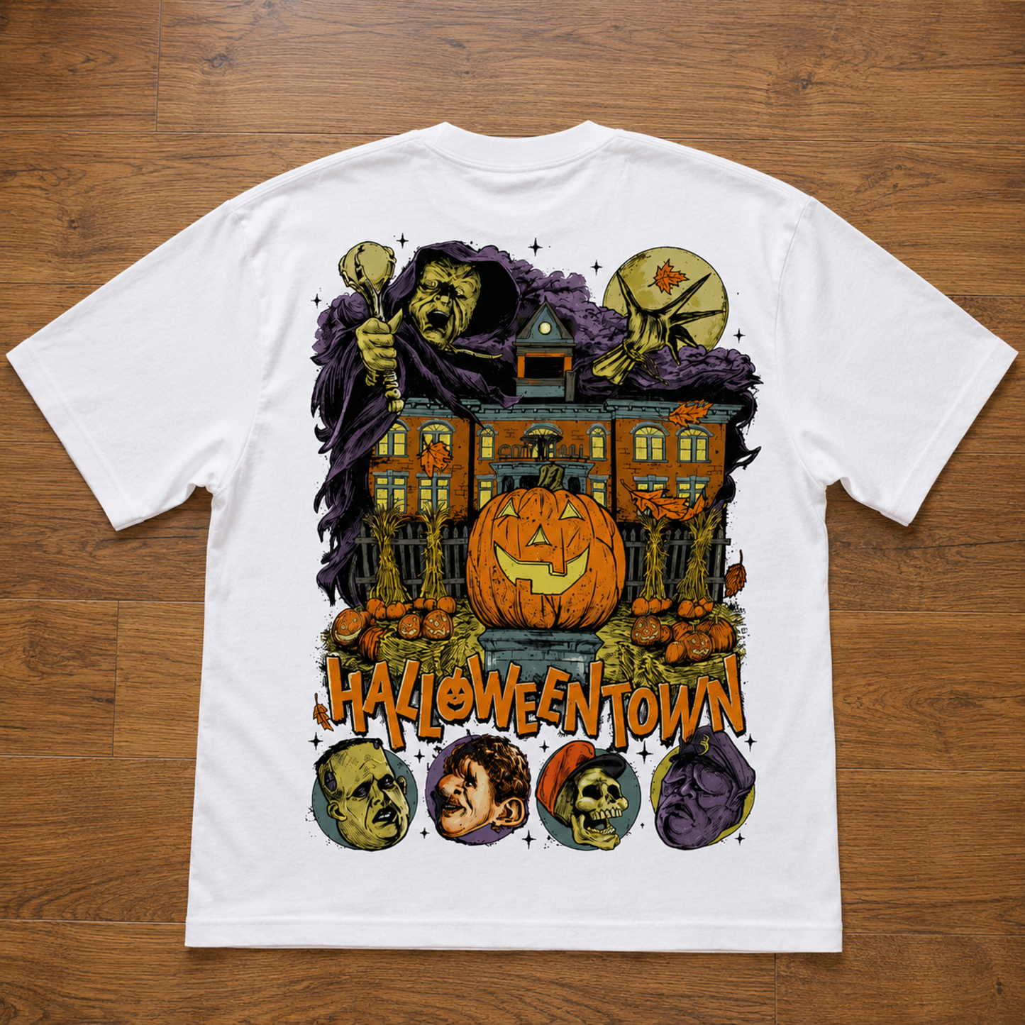 Halloweentown Est. 1998 T-Shirt – Vintage Pumpkin Witch Graphic Tee
