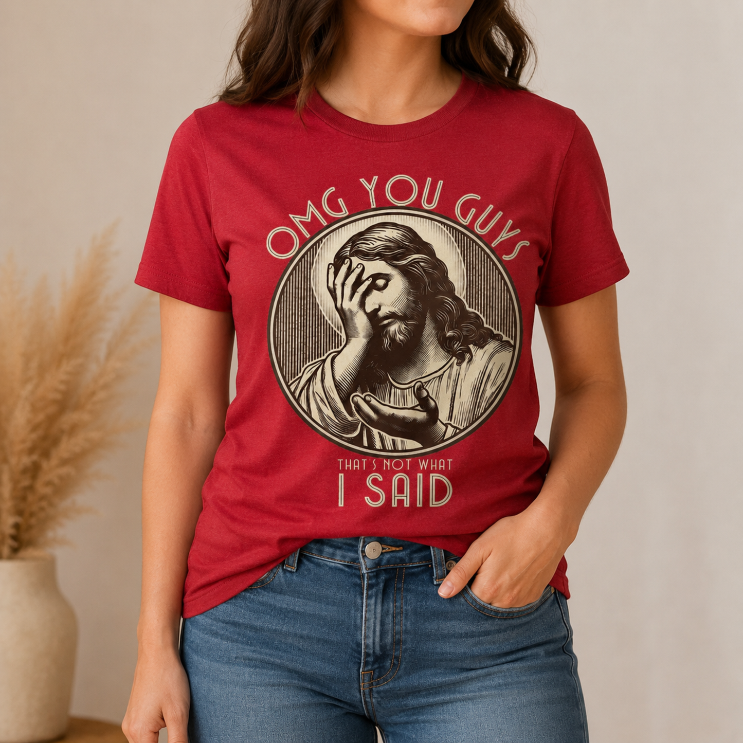 OMG You Guys Jesus T-Shirt – Funny Christian Facepalm Graphic Tee