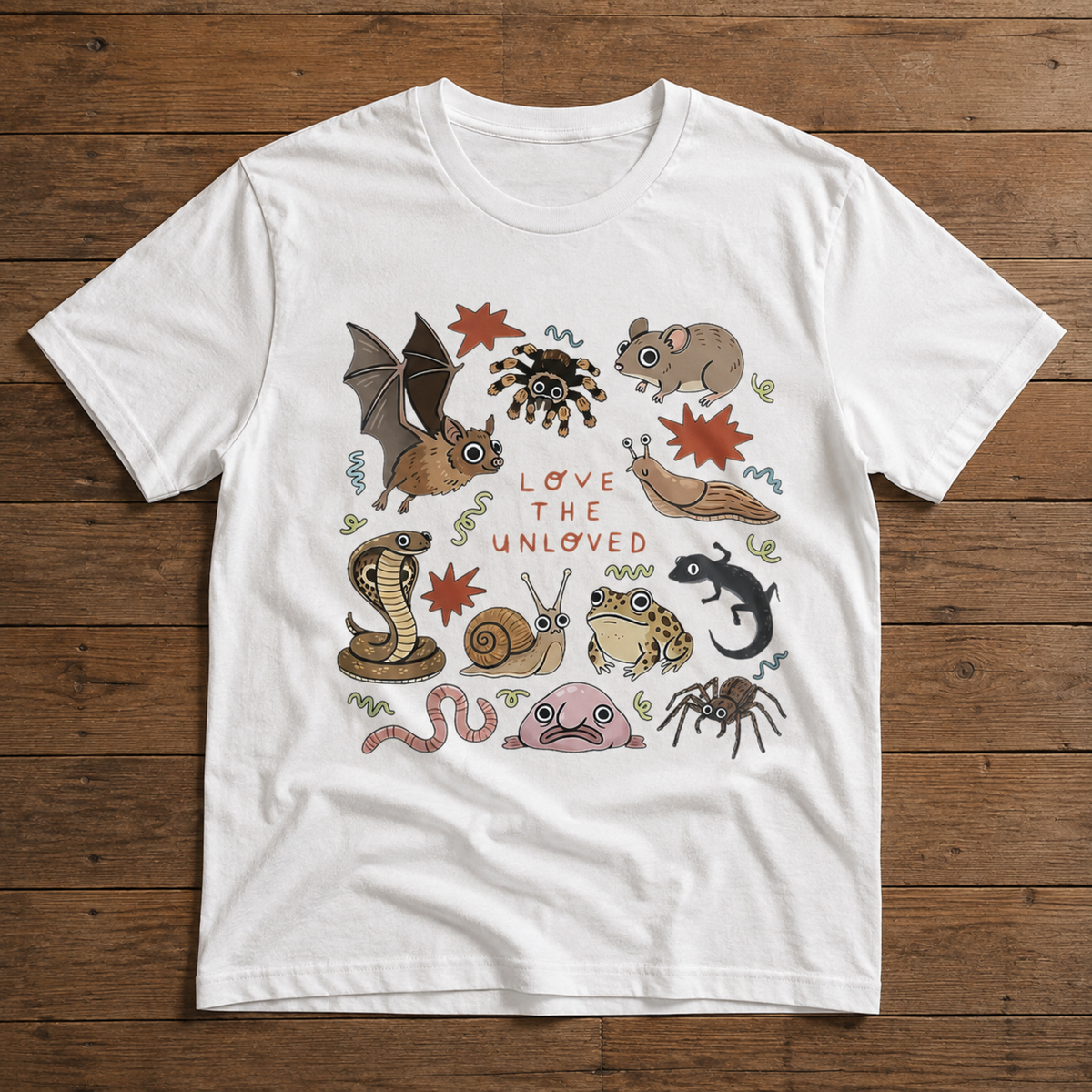 Love the Unloved T-Shirt – Cute Misunderstood Animals Graphic Tee