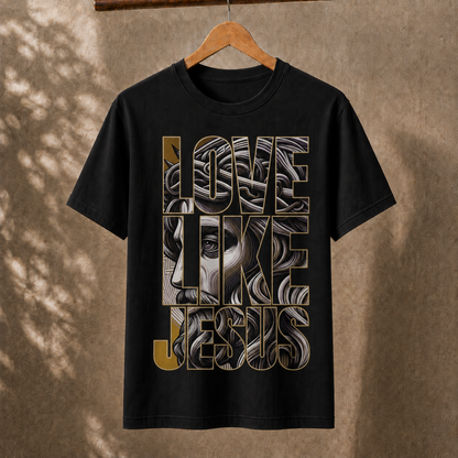 Love Like Jesus Christian Unisex T-Shirt Religious Graphic Tee Faith Apparel