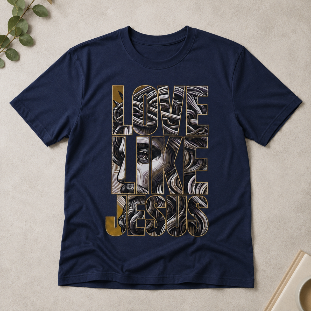 Love Like Jesus Christian Unisex T-Shirt Religious Graphic Tee Faith Apparel
