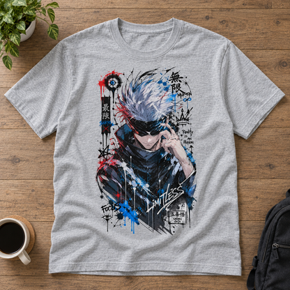 Anime T-Shirt Streetwear Graffiti Art Tee Urban Cartoon Graphic Shirt for Men and Women