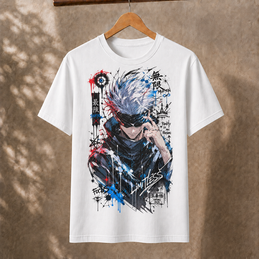 Anime T-Shirt Streetwear Graffiti Art Tee Urban Cartoon Graphic Shirt for Men and Women