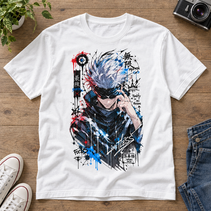 Anime T-Shirt Streetwear Graffiti Art Tee Urban Cartoon Graphic Shirt for Men and Women