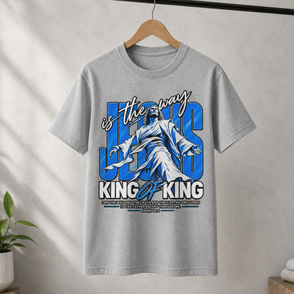 Jesus Is The Way King Of Kings Retro Christian Unisex T-Shirt Faith Tee